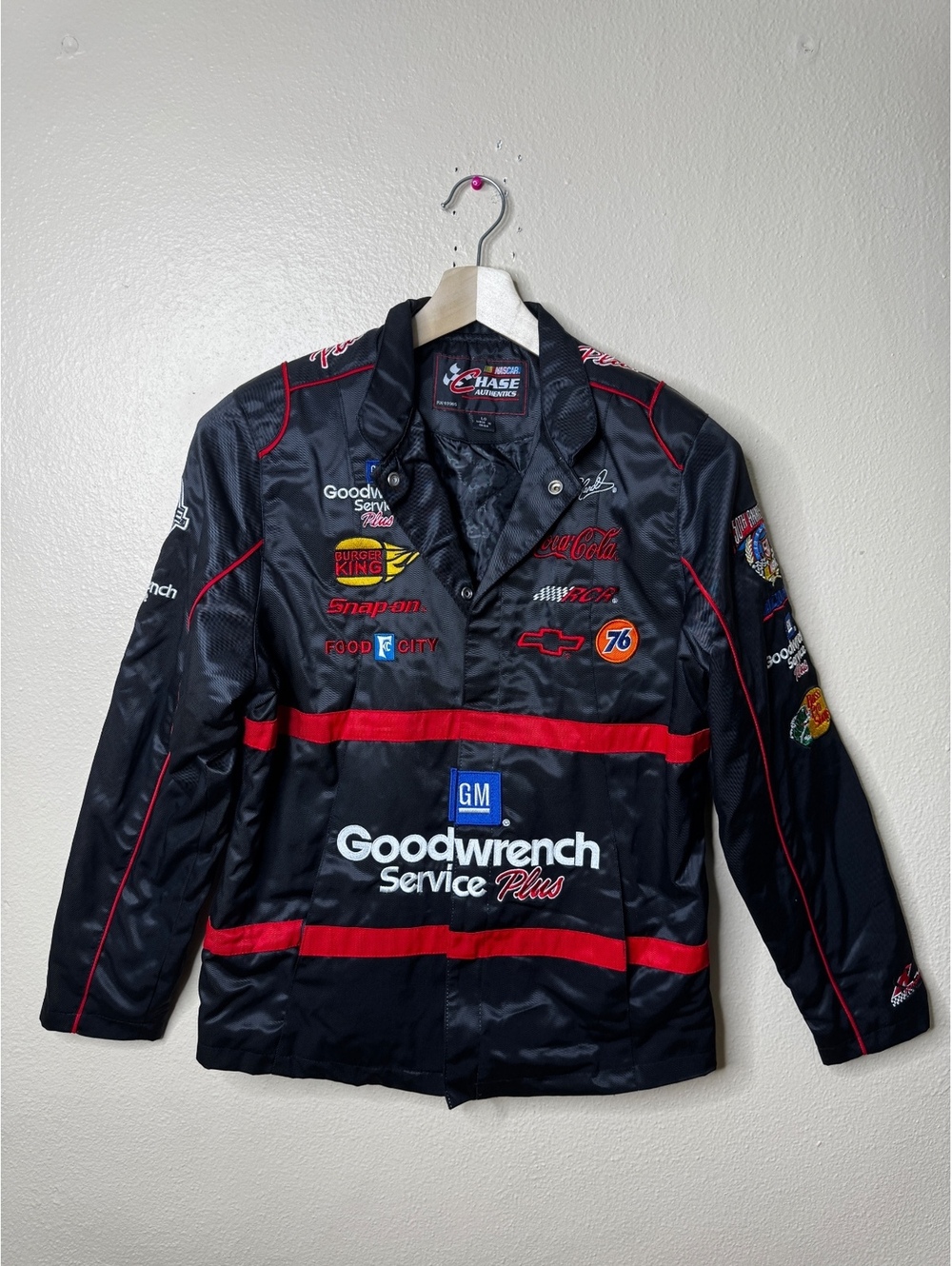 Vintage NASCAR Dale Earnhardt GM Goodwrench Chase Authentics Racing Jacket L